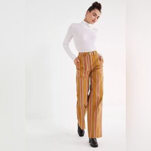 Urban Outfitters BDG Marley Striped Painter Jeans